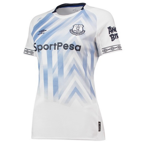 Camiseta Everton 3ª Mujer 2018-2019 Blanco